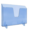 Acrimet Pocket File Holder Horizontal Clear Blue